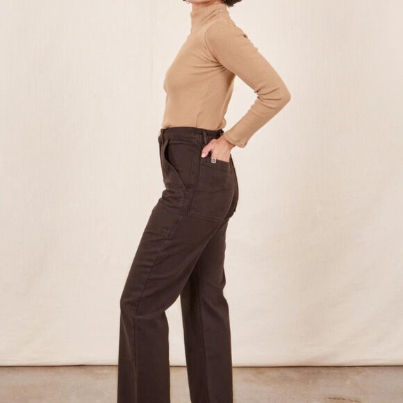 Big Bud Press L Petite Espresso Work Pants - Picture 1 of 4